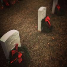 Christmas Wreath at National Cemetery